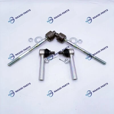 For Lexus GX470 Toyota 4Runner FJ CRUISER 4PCS Outer + Febi Inner Tie Rod End Foto 1 de 4