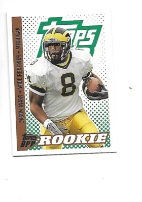 Jason Avant 2006 Topps DPP Football RC #114 Michigan - Image 1 of 2