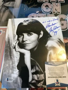 Barbara Feldon auto BAS COA signed autograph Get Smart Agent 99 8x10 Beckett B - Picture 1 of 2