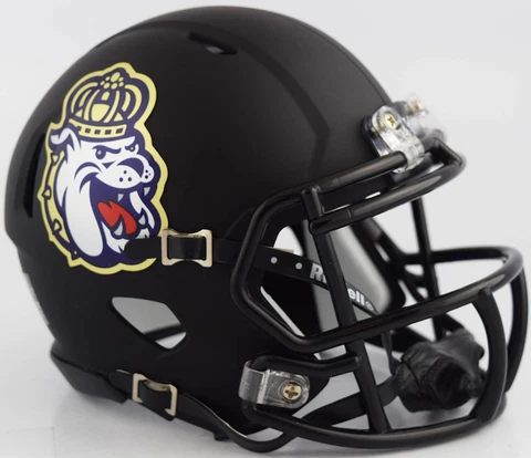 JAMES MADISON DUKES NCAA Riddell SPEED Authentic MINI Football Helmet Cover