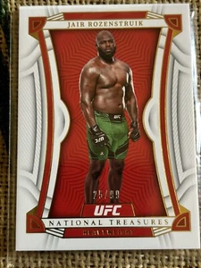 2023 Panini  Chronicles National Treasures UFC 25/99 Jair Rozenstruik - Picture 1 of 13