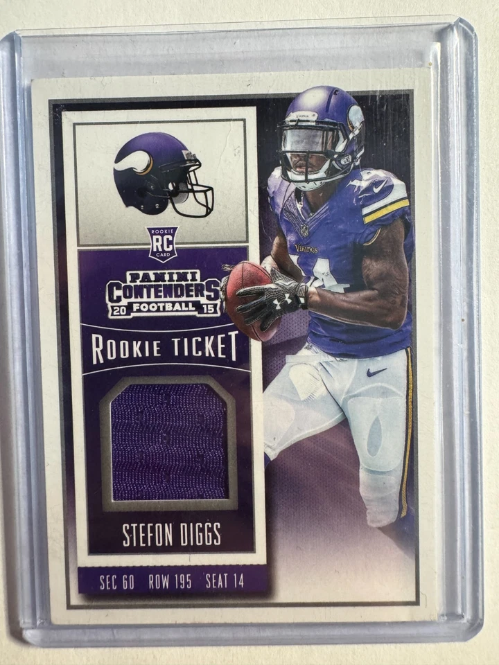 K285,204 - 2015 Panini Contenders Rookie Ticket Swatches #30 Stefon Diggs - Image 1 of 1