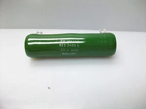 MALLORY 2400 OHM 43 WATT RESISTOR - Picture 1 of 3