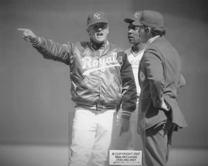 WHITEY HERZOG Photo 1976 Kansas City Royals (c) HOF Frank White - Picture 1 of 1