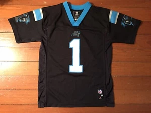 Cam Newton Carolina Panthers Trikot schwarz NFL Dry-Fit Jugend Medium 10-12 perfekt - Bild 1 von 11
