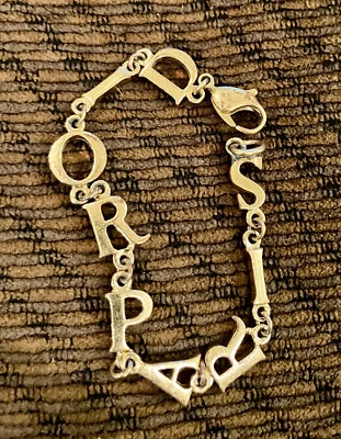 Auténtica pulsera Christian Dior Paris Logo Foto 1 de 4