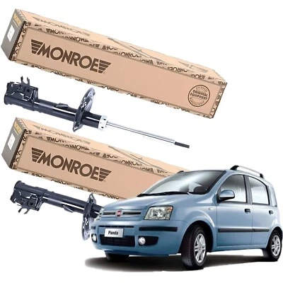 Kit 2 Ammortizzatori Anteriori Monroe Per Fiat Panda