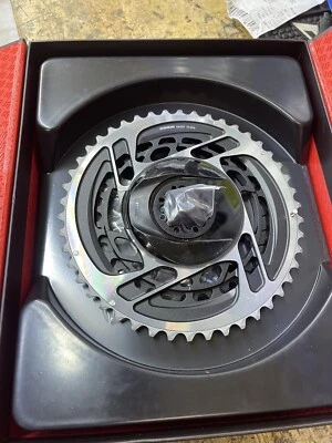 SRAM Red AXS Chainring Set 46t / 33t SRAM Direct Mount 2x12-Speed Aluminum Gray - Image 1 of 2