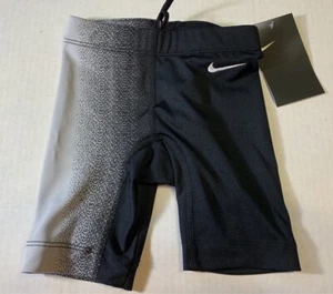 Nike Boy's Fade Sting Jammer Swimsuit Size 22 NESS8052-001 Black - Picture 1 of 8