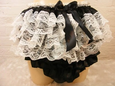 Sissy Franch Maid Volantes Bum Bragas Hombres Lencería Bragas Ropa Interior Foto 1 de 3