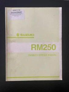 SUZUKI NOS RM 250 SERVICE MANUAL PUBLISHED JUNE 2002 OEM 99011-37F52-01A - Picture 1 of 4