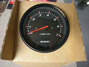Suzuki Outboard Parts 4” Tachometer - Black 34200-93J22 - Picture 1 of 1