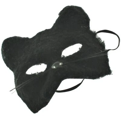 Furry Cat Mask Dress up Masquerade Mask Animal Mask Cat Games - Image 1 of 4