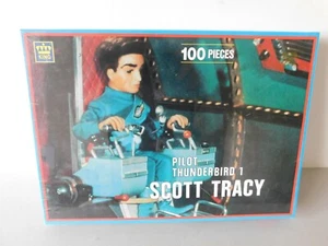 Rompecabezas Thunderbirds 100 piezas Thunderbird 1 Scott Tracy hecho por King 1993 - Imagen 1 de 3