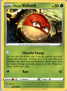 Hisuian Voltorb Common Pokemon Card 002/189 Astral Radiance - Picture 1 of 2