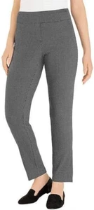 NWT Hilary Radley Women PullOn Ankle Dress Pant Black Heather Gray 2XL $50 UU027 - Picture 1 of 3