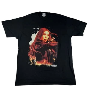 Scarlett Witch Infinity War T Shirt Mens XL Short Sleeve Black Marvel Avengers - Picture 1 of 5