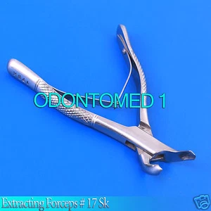 FÓRCEPS DE EXTRACCIÓN DENTAL # 17 INSTRUMENTOS QUIRÚRGICOS SK - Imagen 1 de 3