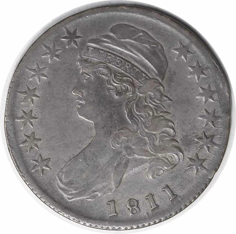 1811/10 Bust Half Dollar EF Uncertified #1039 Cover