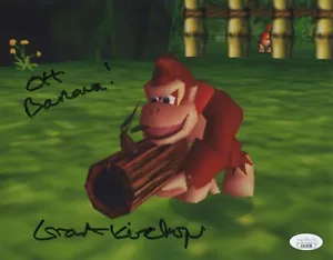 Grant Kirkhope Signed 8x10 Donkey Kong 64 N64 Authentic Autograph Photo JSA COA - Picture 1 of 3
