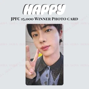 BTS JIN HAPPY JPFC 15.000 Gewinner FOTOKARTE JAPAN OFFIZIELLE GLÜCKSZIEHUNG - Bild 1 von 1