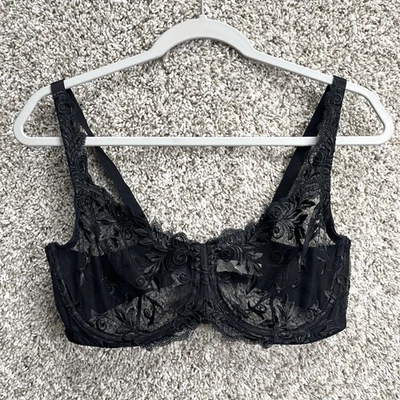 Soma Bra Women’s 38DD Black Sheer Lace - Image 1 of 4