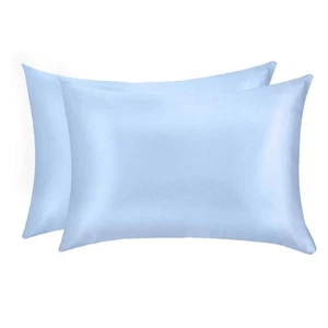 100% Mulberry Silk Pillowcases Set of 2 for Hair and Skin and Super Soft and ... - Picture 1 of 6