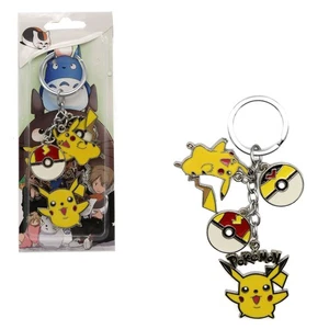 Nuevo juego de bolas Pikachu PKM 1 pulgada 4 piezas. Llavero Pokett Monstruo Llavero Colgante - Imagen 1 de 3