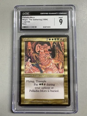 Magic The Gathering MTG Legends Palladia-Mors Rare Graded CGC 9 Mint - Image 1 of 4