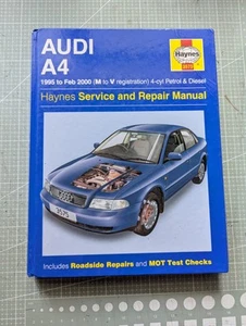 Audi A4 (4-Cyl Petrol & Diesel) 1995-2000 Haynes Workshop Manual - Picture 1 of 8