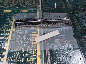 APPLE POWER MACINTOSH 6100 EXACT Back Metal & Bottom Plastic MB Liner w/Plug - Picture 1 of 12