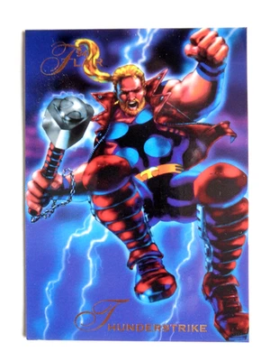 1994 FLEER MARVEL FLAIR BASE CARD #109 THUNDERSTRIKE NM - Image 1 of 2