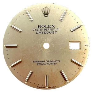 Genuine Rolex Oyster Datejust 36mm Dial Light Champagne & Steel 16013 16233 - Picture 1 of 4