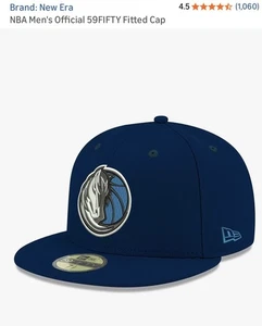 Dallas Mavericks New Era Team Classic 39THIRTY Navy Flex Mütze - Größe L/XL - Bild 1 von 7