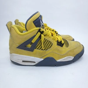 Nike Air Jordan 4 Retro GS 'Yellow Lightning' Juvenil Talla 5Y 2021 408452-700 - Imagen 1 de 9
