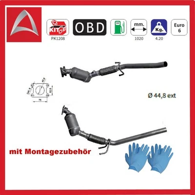 Catalizador SEAT Ibiza IV SKODA Fabia III VW Polo - 1.0 (999 ccm) - Imagen 1 de 3