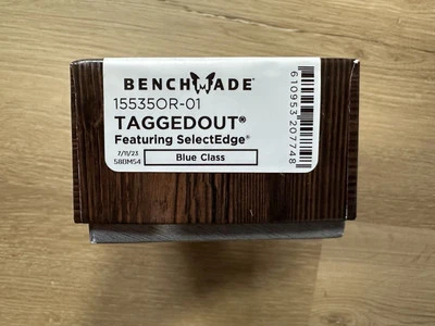 Benchmade Taggedout Carbon Fiber, Orange Blade Hunting Knife - Image 1 of 3