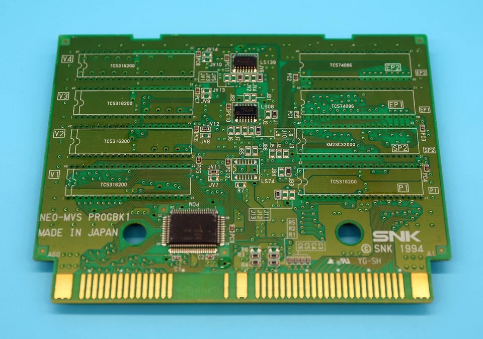 Placa de circuito PCB NEO-MVS PROGBK1 • SNK Neo Geo OEM juego genuino JAMMA Arcade B Foto 1 de 1