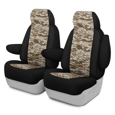 For Lincoln MKX 07-10 Camo 1st Row Digital Tan w Black Custom Seat Covers Foto 1 de 2