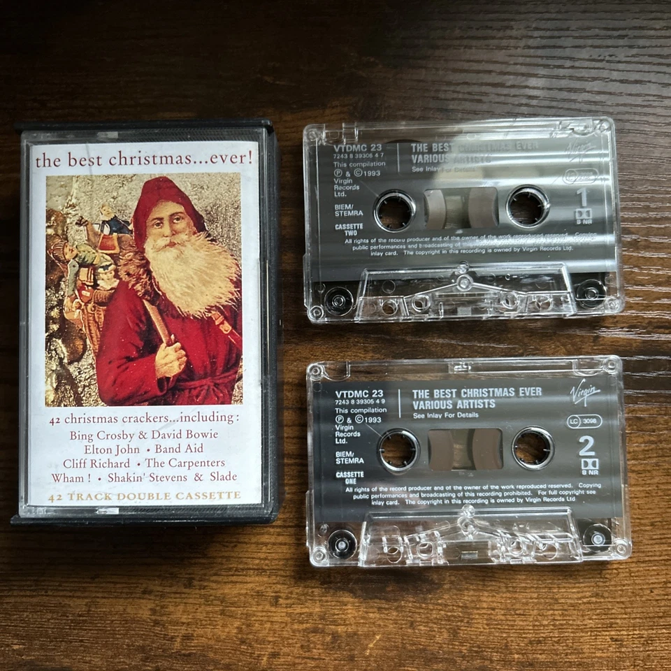 VARIOUS ARTISTS - THE BEST CHRISTMAS....EVER! 42 Track Double Cassette tape Ex C - Image 1 of 4