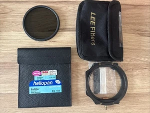 Lee Filters 100 2 Slot Holder 105mm Heliopan Polariser And Accessory Ring Mint - Picture 1 of 6