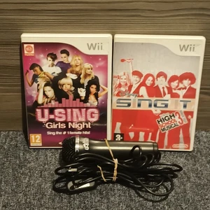 Nintendo Wii 2 x Singspiele & 1 USB Mikrofon U-Sing, High School Musical - Bild 1 von 7