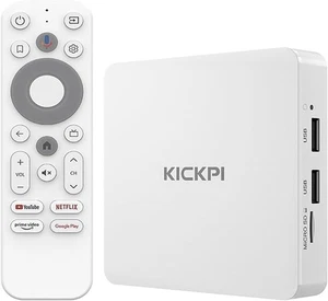 KICKPI KP1 Android TV Box 2025 | Google Certified 4K Streaming Device with Voice - Picture 1 of 7