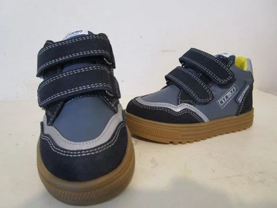 Naturino 男孩 Ariton High WP VL 钩环鞋蓝色 23 码 US 7-7.5 — 第 1/4 张图片