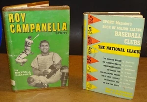 1958 The Roy Campanella Story EX-LIBRARY & 1955 The National League Baseball - Imagen 1 de 6