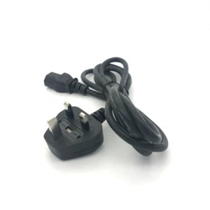 UK TYPE 6FT PLAYSTATION 3 PS3 1ST GENERATION THICK CONSOLE WALL PLUG POWER CORD - Picture 1 of 1