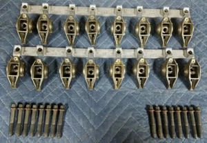 LS LS1 LS2 LS6 ROCKER ARMS WITH SUPPORT STANDS & BOLTS GM OEM LSX 5.3L 6.0L - Picture 1 of 1