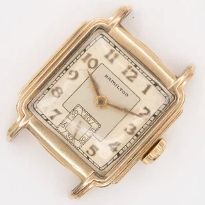 Reloj Pulsera Hamilton Heyward Calibre 987A 17 Joyas Lleno de Oro 10K Años 30 De Colección - Imagen 1 de 14