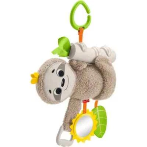Fisher-Price Passeggino Giocattolo Bradipo per Bambini Attività da Viaggio con Movimento e Sensoriale - Foto 1 di 4