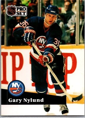 1991-92 NHL Pro Set - French #150 Gary Nylund - Image 1 of 2